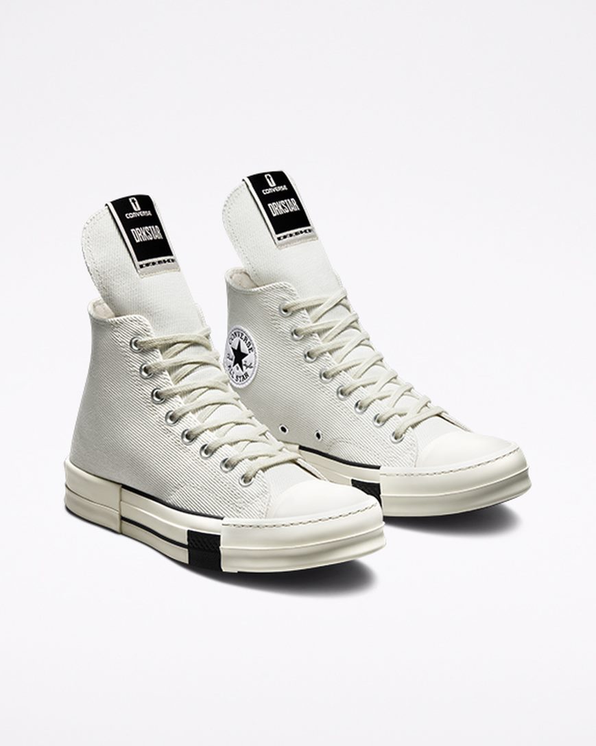 Tenis Converse x DRKSHDW DRKSTAR Chuck 70 Cano Alto Masculino Branco Pretas | PT L01759P